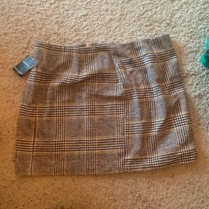 Plaid skirt with tags!